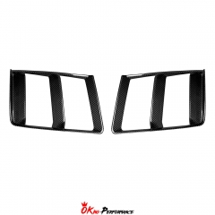 Dry Carbon Fiber Front Bumper Side Vents For Audi R8 V10 2016-2019