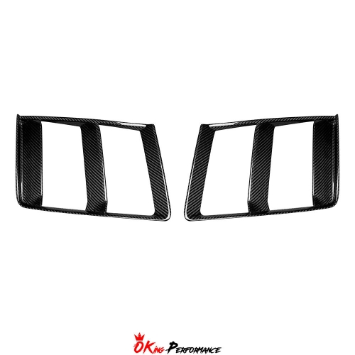 Dry Carbon Fiber Front Bumper Side Vents For Audi R8 V10 2016-2019