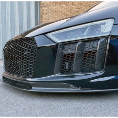 Dry Carbon Fiber Front Bumper Side Vents For Audi R8 V10 2016-2019