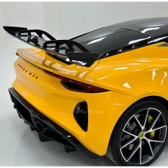 GT Style Dry Carbon Fiber Rear Spoiler Wing For Lotus Emira