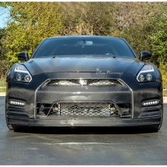 OEM Style Carbon Fiber Front Lip For Nissan R35 GTR 2012-2016