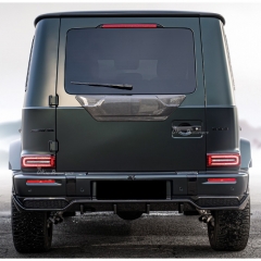 TopCar Style Dry Carbon Fiber Rear Diffuser Lip For Mercedes Benz G-Class W465 G63 AMG 2024-ON