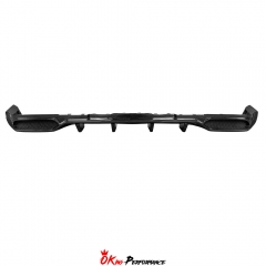 TopCar Style Dry Carbon Fiber Rear Diffuser Lip For Mercedes Benz G-Class W465 G63 AMG 2024-ON