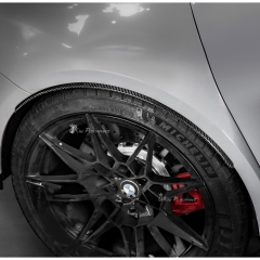 OEM Style Dry Carbon Fiber Wheel Arch Trim For BMW G80 G81 M3 2020-2024