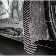 SQ Style Dry Carbon Fiber Front Mud Flaps Trim For BMW G80 G81 M3 2020-2024