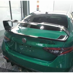 GTAM Adjustable Style Dry Carbon Fiber Rear Spoiler GT Wing For Alfa Romeo Giulia 2016-2023