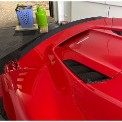Novitec Sytle Carbon Fiber Rear Trunk Spoiler For Ferrari 488 Spider 2015-2018