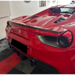 Novitec Sytle Carbon Fiber Rear Trunk Spoiler For Ferrari 488 Spider 2015-2018