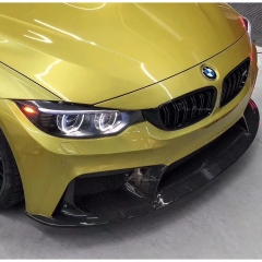 3D Style Partial Carbon Fiber Front Bumper For BMW M3 M4 F80 F82 F83 2014-2020