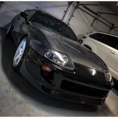 TRD Style Carbon Fiber Hood For Toyota Supra MK4 JZA80 A80 MKIV 1993-2002