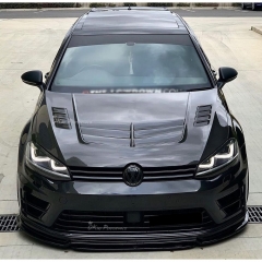 Varis Style Carbon Fiber Hood For VW Golf MK7 MK7.5 TSI GTI R-Line R 2014-2020