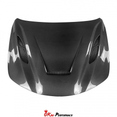 GTAM Style Carbon Fiber Engine Hood For Alfa Rome Quadrifoglio Giulia 2016-2023