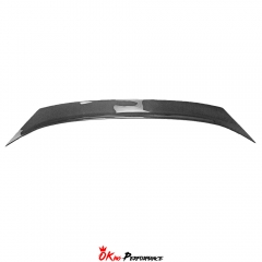 V Style Dry Carbon Fiber Rear Wing Trunk Spoiler For Nissan Z Fairlady 400Z RZ34 2022+