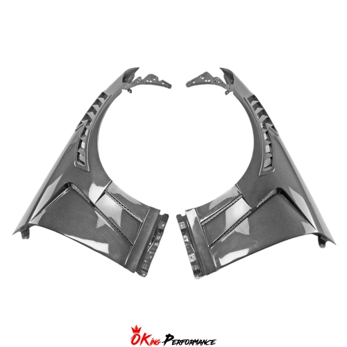 Vented V3 Style Carbon Fiber Front Fender For Nissan Z Fairlady 400Z RZ34 2022+