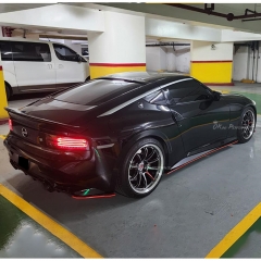 V Style Dry Carbon Fiber Rear Wing Trunk Spoiler For Nissan Z Fairlady 400Z RZ34 2022+