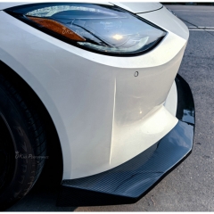 V Style Carbon Fiber Front Lip For Nissan Z Fairlady 400Z RZ34 2022+
