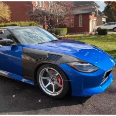 Vented V3 Style Carbon Fiber Front Fender For Nissan Z Fairlady 400Z RZ34 2022+