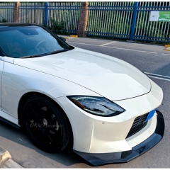 V Style Carbon Fiber Front Lip For Nissan Z Fairlady 400Z RZ34 2022+