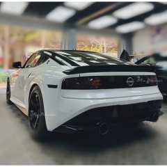 KR 3PCS Style Carbon Fiber Rear Spoiler Trunk Wing For Nissan Z Fairlady 400Z RZ34 2022+