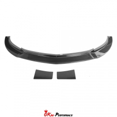 RS Style Dry Carbon Fiber Front Lip For Nissan Z Fairlady 400Z RZ34 2022+