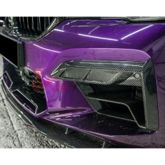 Dry Carbon Fiber Front Bumper Trim For BMW F90 M5 LCI 2020-2023