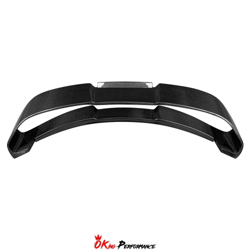 KS Style Carbon Fiber (CFRP) Rear Spoiler Wing (Split version) For Alfa Romeo Giulia 2016-2023
