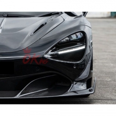 RYFT Style Dry Carbon Fiber Front Canards For Mclaren 720S