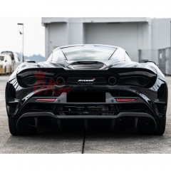 RYFT Style Dry Carbon Fiber Rear Bumper For Mclaren 720S