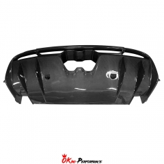 GTAM Style Dry Carbon Fiber Rear Diffuser For Alfa Romeo Giulia QV Quadrifoglio 2016-2023