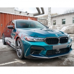 Dry Carbon Fiber Front Bumper Trim For BMW F90 M5 LCI 2020-2023