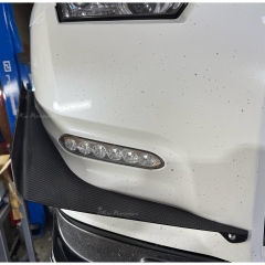 Kansai Style Carbon Fiber Front Bumper Canards For Nissan R35 GTR 2008-2016