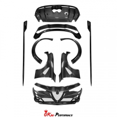 GTAM Style Carbon Fiber (CFRP) Body Kits For Alfa Romeo Giulia QV Quadrifoglio 2016-2023