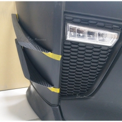 Varis 4pcs Style Carbon Fiber Front Bumper Canards For Nissan R35 GTR 2017-2023