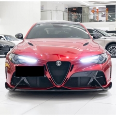 GTAM Style Dry Carbon Fiber Body Kits For Alfa Romeo Giulia QV Quadrifoglio 2016-2023
