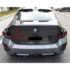 CS Style Dry Carbon Fiber Rear Trunk Boot Lid For BMW G87 M2 2023-On