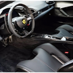 Dry Carbon Fiber Interiors Kits Front Tunnel Center Console Kit For Ferrari 296 2021-2025