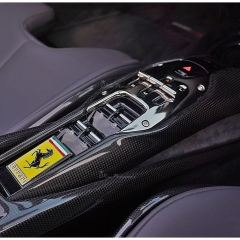 Dry Carbon Fiber Interiors Kits Front Tunnel Center Console Kit For Ferrari 296 2021-2025