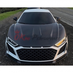 Paktechz Style Dry Carbon Fiber Hood For Audi R8 2016-2024
