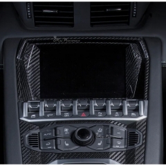 Dry Carbon Fiber Center Console Navigation Screen Display Inner Panel For Lamborghini Aventador LP700-4