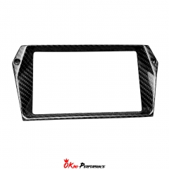 Dry Carbon Fiber Center Console Navigation Screen Display Outer Panel For Lamborghini Aventador LP700-4