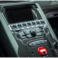 Dry Carbon Fiber Center Console Cover Interiors Kits For Lamborghini Aventador LP700-4