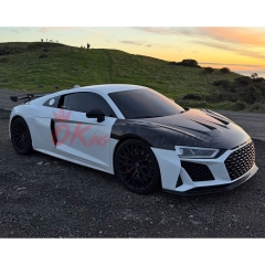 Paktechz Style Dry Carbon Fiber Hood For Audi R8 2016-2024