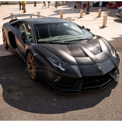 H-Vorsteiner Style Carbon Fiber Front Lip For Lamborghini Aventador LP700-4 2011-2015