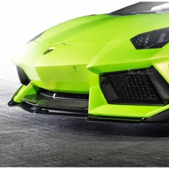 H-Vorsteiner Style Carbon Fiber Front Lip For Lamborghini Aventador LP700-4 2011-2015