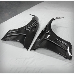 Vented V2 Style Carbon Fiber Fender For Nissan 370Z Z34 2008-2019