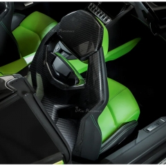 Dry Carbon Fiber Seat Back Headrest Panels For Lamborghini Aventador LP700-4