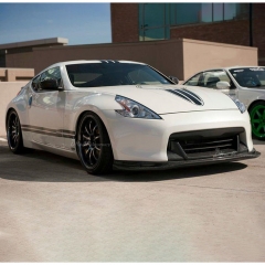 Top Secret Style Carbon Fiber Front Lip For Nissan 370Z Z34 2008-2012