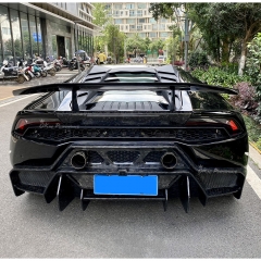 Vorsteiner Style Forged Dry Carbon Fiber with Portion Primer Rear Bumper For Lamborghini Huracan LP580 & LP610 2014-2019