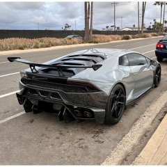 Vorsteiner Style Forged Dry Carbon Fiber with Portion Primer Rear Bumper For Lamborghini Huracan LP580 & LP610 2014-2019