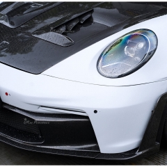 GT3RS Style Dry Carbon Fiber Hood Bonnet For Porsche 911 992 Carrera & Turbo S 2019-2023